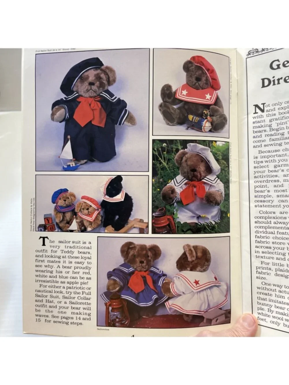 Teddy Bears Wardrobe Nancy Southerland Holmes Full Size Pattern Book -EUC (Read)